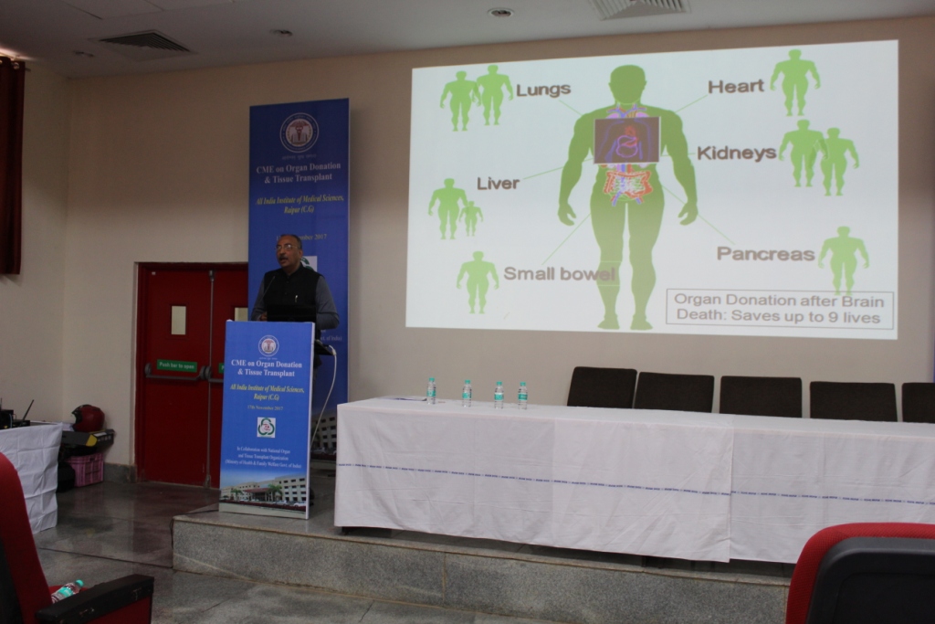 Organ Donation Awareness Program at All India Medical Sciences, Raipur, Chhattisgarh