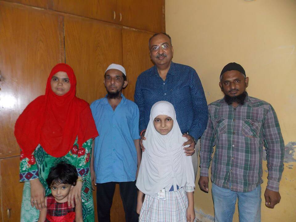 Family member of heart recipient Mr. Sohel Vohra