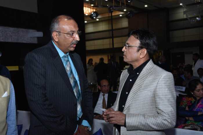 Dignitaries with Donate Life President at Pride of Gujarat Awards