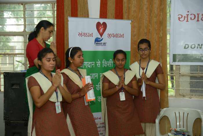 C.V.M Higher Secondary Home Science College at Vallabh Vidhyanagar.