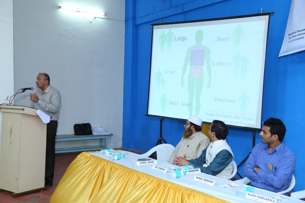 Organ Donation Awareness Program at Rotaract Club of Bulsar_valsad