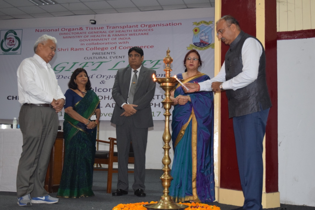Organ Donation Awareness Program at Shri Ram College of Commerce, New Delhi Organise by Notto 