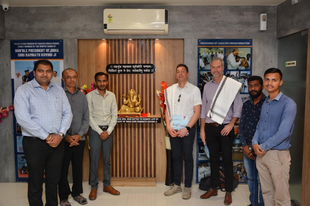 A Glimpse of the Donate Life office visit by a delegate from the Mayor's Office of the City of Rotterdam in the Netherlands.