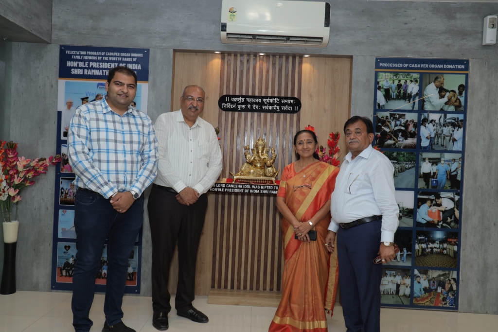 It was a pleasure for Donate life to welcome Hon’ble Member of Parliament (Lok Sabha) and National Vice President B.J.P Dr.Bhartiben D. Shiyal ji at our office, today.