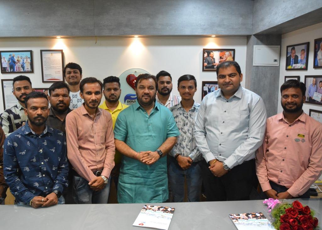 Kirtidan Gadhavi Visit Donate Life Office |Date: 24/01/2023