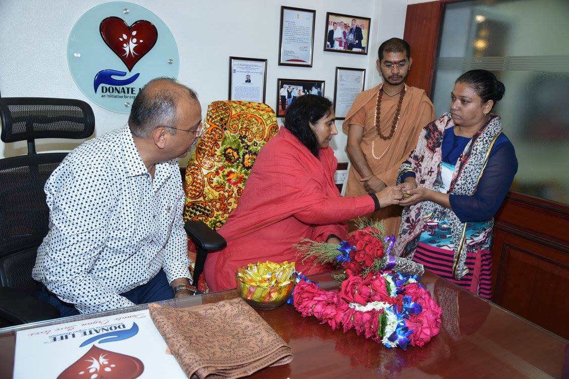 Album Param Pujya Didima Sadhvi Rithambhara Ji at Donate Life Office