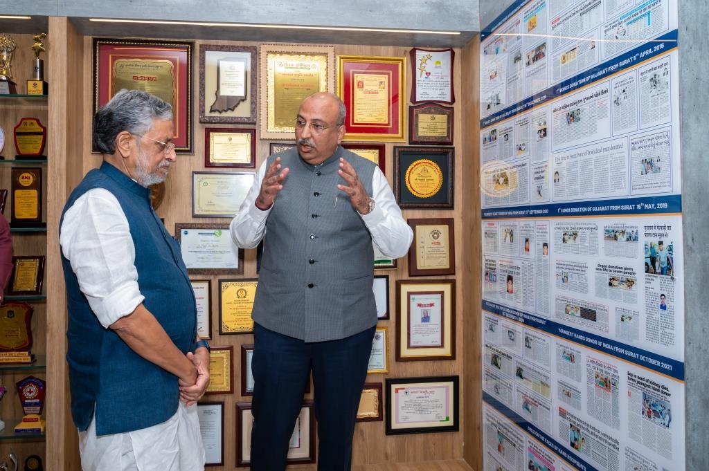 Shushil kumar Modi Visit Donate Life Office |18/11/2022