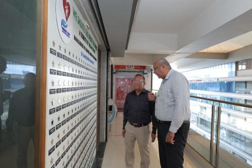 Harisbhai Mistry Executive Trainer The Surat District Co-operative Bank Ltd. visited Donate Life