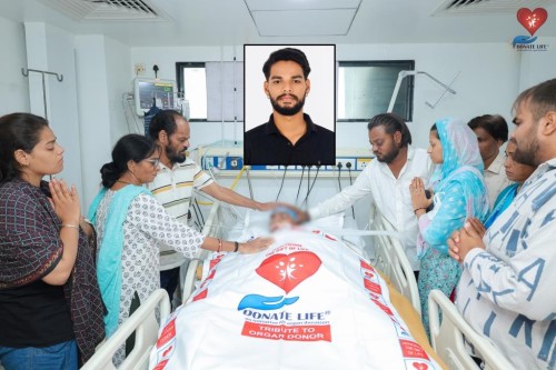 Lt. Tarun Rajubhai Maru Age: 26 Cadaver Organ Donor From: Sun Shine Globle Hospital | Date: 10.07.2026