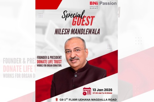 Organ donation awareness program with BNI Passion Surat