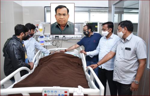 Lt. Kanubhai Vasarambhai Patel Age: 67 Cadaver Organ Donar From: Kiran Multi Super speciality Hospital |Date: 21/01/2022