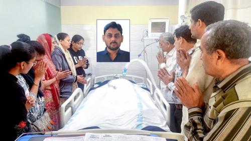 Lt. Hitesh Nathubhai Kachariya Age: 40 Cadaver Organ Donor From: INS Hospital | Date: 17.12.2024