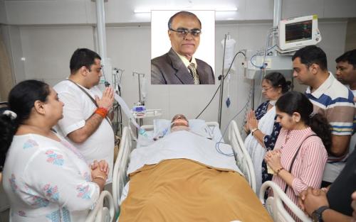 Lt. Bharatbhai Kantilal Mandlaywala Age: 75 Cadaver Organ Donar From : Mahavir Hospital |Date: 25.03.2024