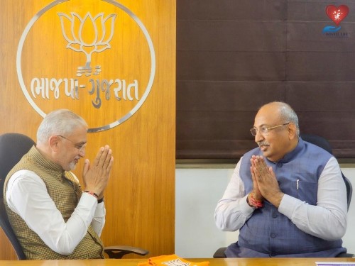 Donate Life Team meets Shri Jagdish Vishwakarma Ji, State President of Bharatiya Janata Party, Gujarat