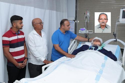 Lt. Naranbhai Ranchodbhai Ahir Age: 66 Cadaver Organ Donar From : INS Hospital |Date: 27.05.2024