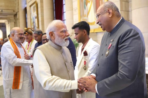 Hon’ble Prime Minister & The Then Chief Minister of Gujarat Shri Narendra Modi Ji