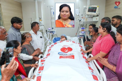 Lt. Shardaben Dilipbhai Patel Age: 48 Cadaver Organ Donor From: Mahavir Hospital | Date: 09.02.2026