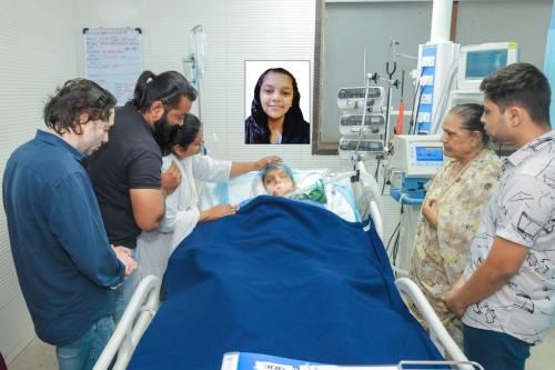 Lt. Aanya Hareshkumar Dagaya Age: 14 Cadaver Organ Donar From : INS PLUS Multi Super Speciality Hospital |Date: 02.07.2024