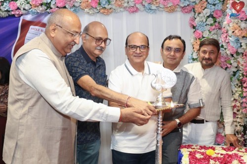 The awareness of organ donation by Donate Life was spread during the blood donation camp organized by The Surat People’s Co-operative Bank.