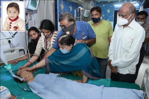 Lt. Jash Sanjiv Oza Age: 2.5 Year Cadaver Organ Donar From: Amruta Hospital |Date : 15/12/2020