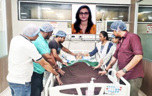 Lt. Palak Tejas Chapaneri Age: 27 Cadaver Organ Donar From : Kiran Multi Super speciality Hospital |Date : 21/09/2022