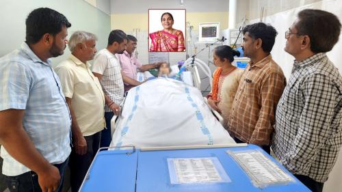 Lt. Rashilaben Jitubhai Bhesaniya Age: 53 Cadaver Organ Donar From : INS Hospital |Date: 08.12.2023