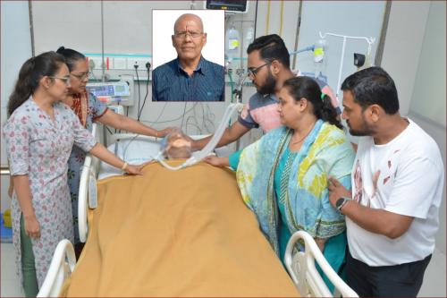 Lt. Shileshbhai Hasmukhbhai Padariya Cadaver Organ Donar Age: 64 From: Venus Hospital | Date: 07/05/2023
