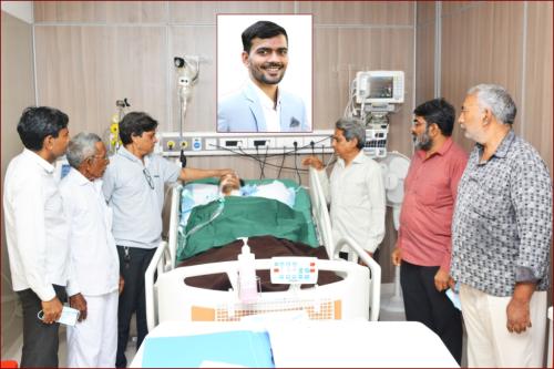 Lt. Jenish Vallabhbhai Gujarati Age: 26 Cadaver Organ Donar From Kiran Multi Super specialty Hospital and Research Centre|Date : 08/06/2023