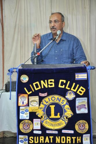 Organ Donation Awareness Program at Lions Club Lalji Nagar Adajan
