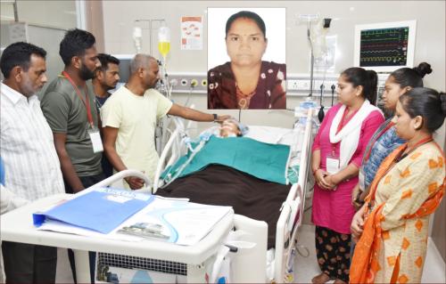 Lt. Hinaben Rasilbhai Chaudhari Age: 36 Cadaver Organ Donar From: Kiran Multi Super speciality Hospital |Date: 13/04/2022
