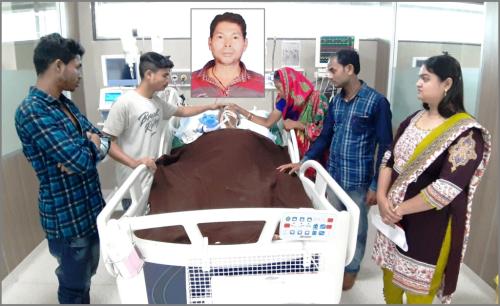 Lt. Bipin Raghu Pradhan Age: 44 Cadaver Organ Donar From : Kiran Multi Super speciality Hospital |Date : 14/03/2020