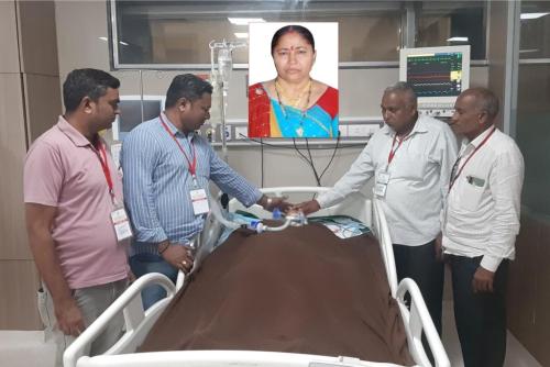 Lt. Manjuben Viththalbhai Kachhadiya Age: 57 Cadaver Organ Donar From: Kiran Multi Super speciality Hospital |Date: 25/09/2022