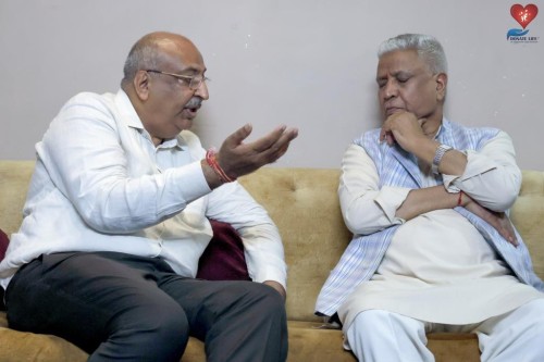 Akhil Bhartiya Sampark Pramukh shri Ramlal ji Visit Nilesh Mandlewala Home