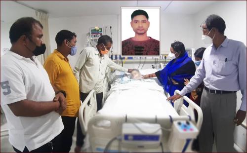 Lt. Shilesh Harihar Singh Age: 35 Cadaver Organ Donar From: Sunshine Globle Hospital |Date: 16/07/2021