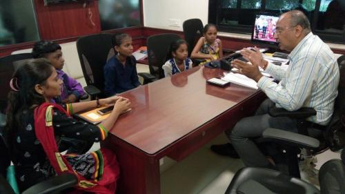 Abrama Prathmik School Student Visit Donate Life office