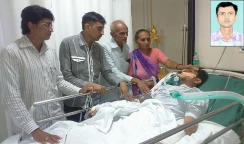 Lt. Rajubhai Batukbhai Desai Age: 34 Cadaver Organ Donar From: Ayush I.C.U & Multispeciality Hospital|Date: 28/07/2016