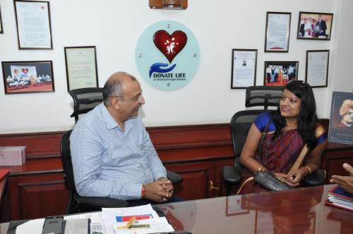 Dr. Nilam Goyal_Bharat ki Parmanu Shaheli Visit Donate Life