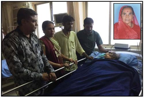 Lt. Gomtiben Hirjibhai Italiya Age: 70 Cadaver Organ Donar From :Venus Hospital |Date: 09/06/2017