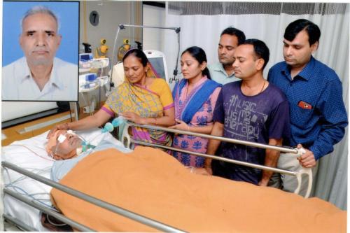 Lt. Kalubhai Aodhabhai Viradiya Age: 58 Cadaver Organ Donor From: Ayush I.C.U & Multispeciality Hospital | Date: 03/12/2015