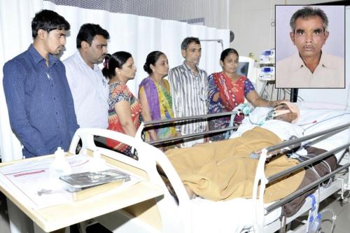Lt. Keshubhai Badhabhai Kathiriya Age: 56 Cadaver Organ Donor From : Ayush I.C.U & Multispeciality Hospital| Date: 05/12/2015