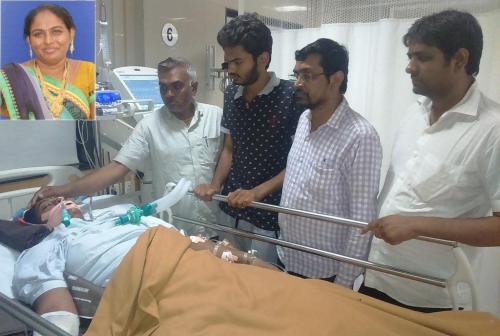 Lt. Kokilaben Ghansyambhai Sonani Age: 45 Cadaver Organ Donar From: Ayush I.C.U & Multispeciality Hospital |Date: 09/05/2016