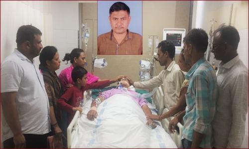 Lt. Mahipalsinh Dalpatsinh Vashi Age: 38 Cadaver Organ Donar From: INS Hospital |Date: 05/06/2018