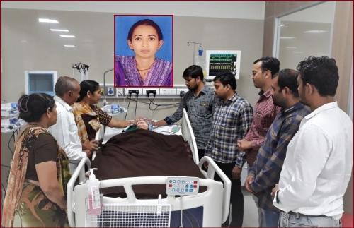 Lt. Nidhiben Jiteshbhai Mendapara Age: 32 Cadaver Organ Donar From: Kiran Multi Super speciality Hospital |Date: 08/06/2018
