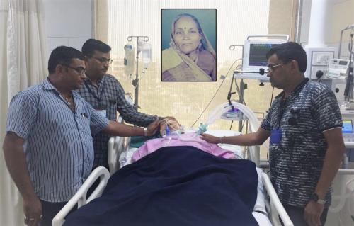 Lt. Premila Manjibhai Goyani Age: 77 Cadaver Organ Donar From : INS Hospital |Date: 09/06/2018