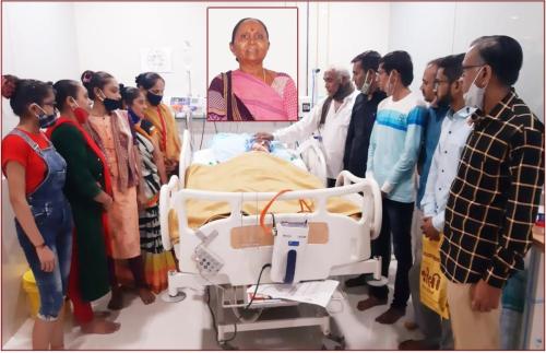 Lt. Prabhaben Dhirubhai Bhuva Age: 63 Cadaver Organ Donar From: Venus Hospital |Date: 02/02/2021