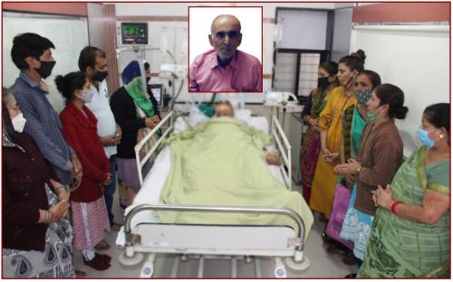 Lt. Rameshbhai Mithubhai Mithiya Age: 61 Cadaver Organ Donar From: Haria L G Rotary Hospital |Date: 08/02/2021