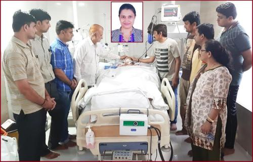 Lt. Sonal Rajeshkumar Modi Age: 41 Cadaver Organ Donar From: Mahavir Hospital |Date : 23/09/2019